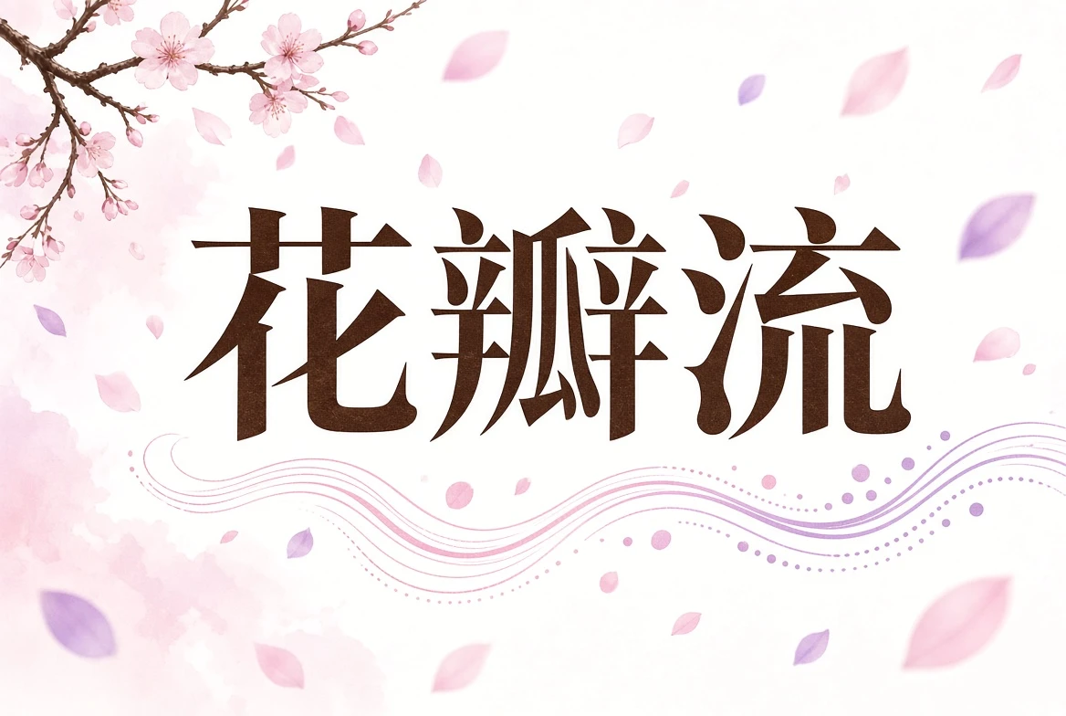 花瓣流内容图片